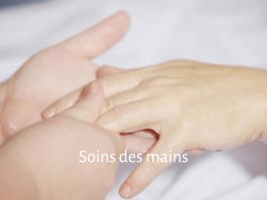 Soins des mains